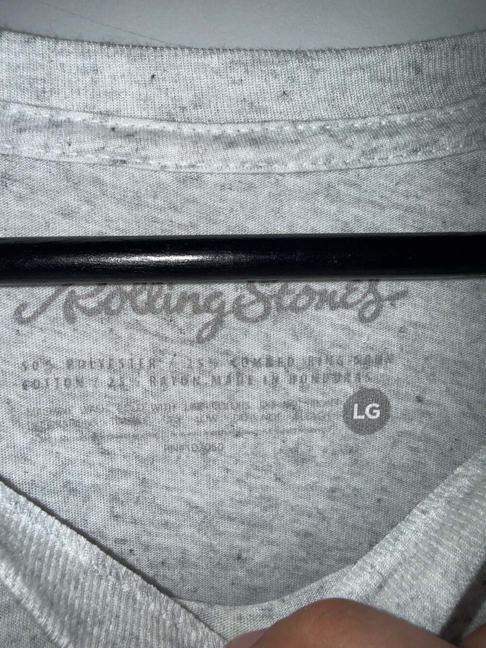 The Rolling Stones Graphic T-Shirt Gray Size Large - Picture 2 of 6